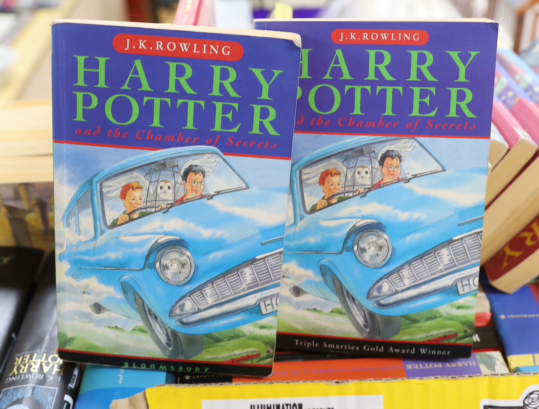 Harry Potter books including some 1st editions